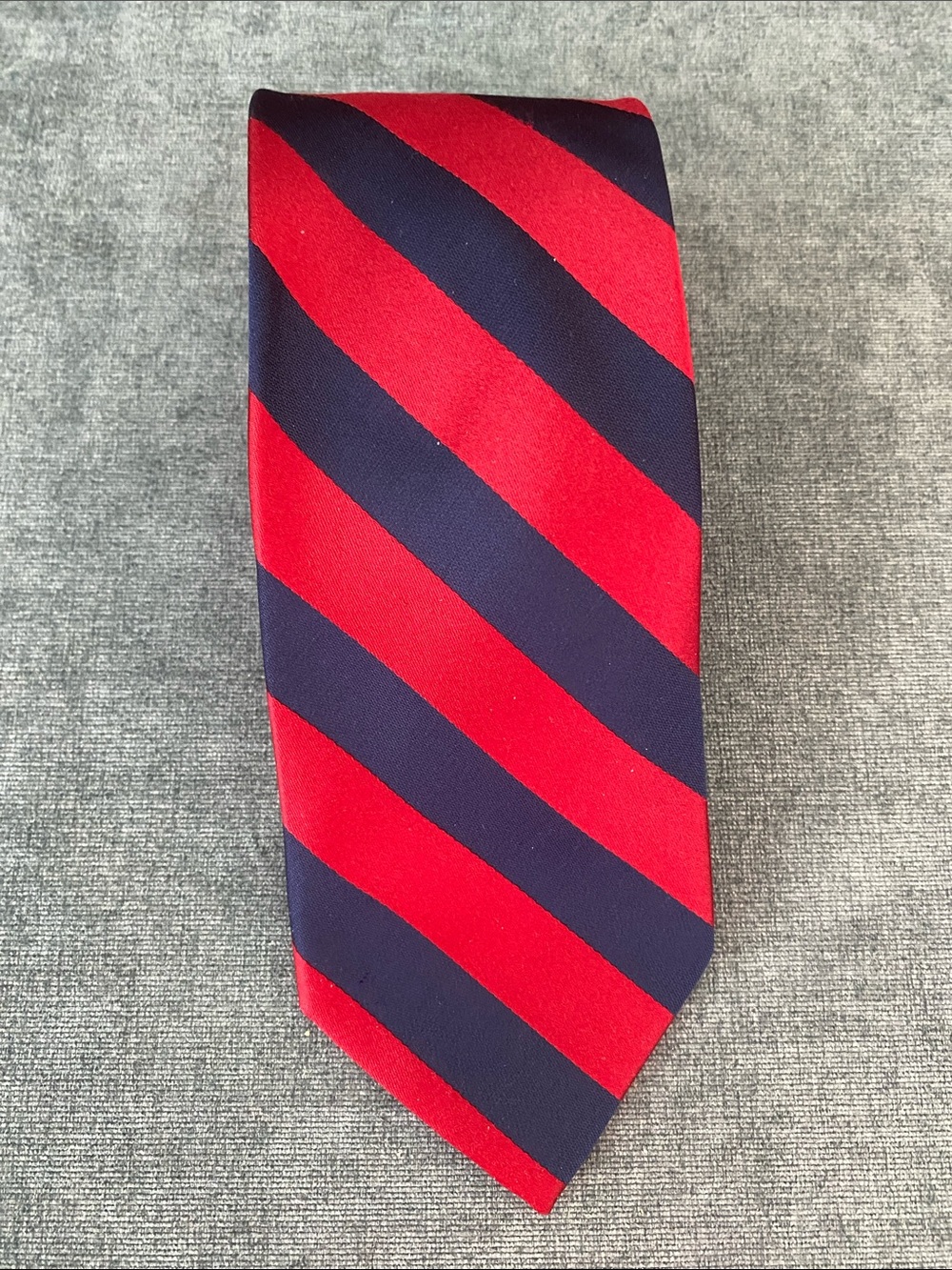 Tommy Hilfiger | Accessories | Tommy Hilfiger Red And Navy Diagonal ...